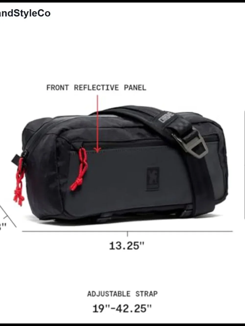 Water Resistant Sling Crossbody Bag Mini Messenger Nylon